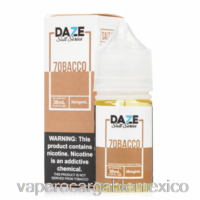 Vape Recargable 7obacco - 7 Daze Salt - 30ml 30mg